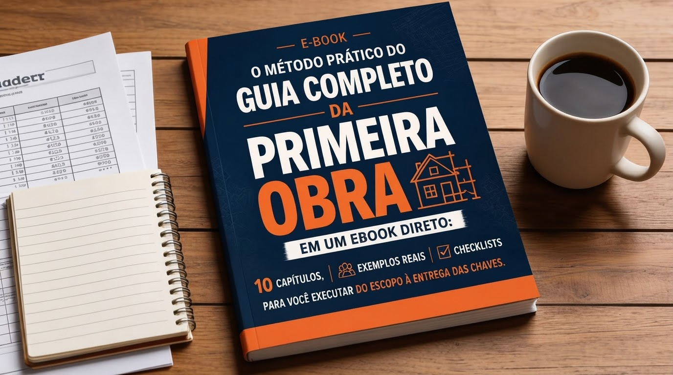 Capa do Guia Primeira Obra O Método Prático do Guia Completo da Primeira Obra